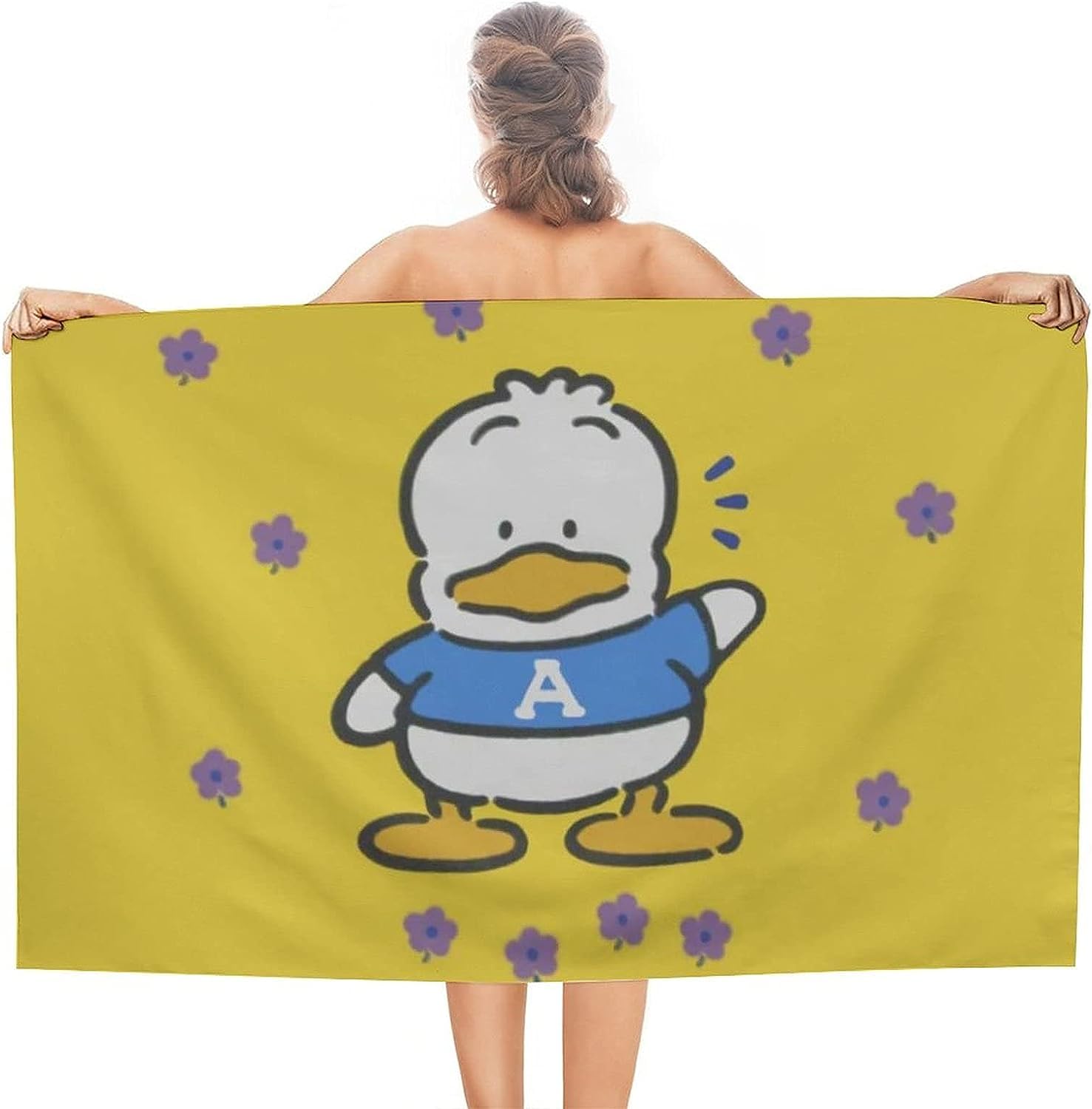 Amazon｜あひるのペックル バスタオル タオル 吸水速乾 大判